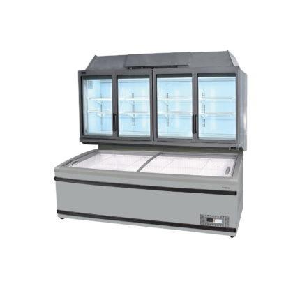 Multideck Combi Freezer 4 Half Glass Doors Sound Top Energy (Built-in)