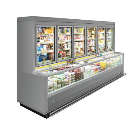 Multideck Combi Freezer Cabinet 6-half Doors