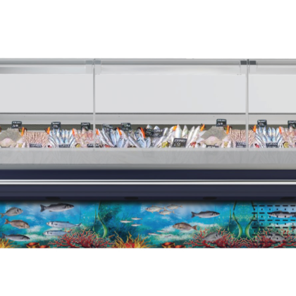 Fish Display Counter - Half Glass (Plug-in)