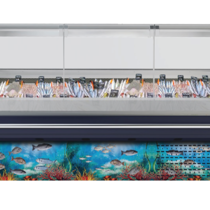 Fish Display Counter - Half Glass (Plug-in)