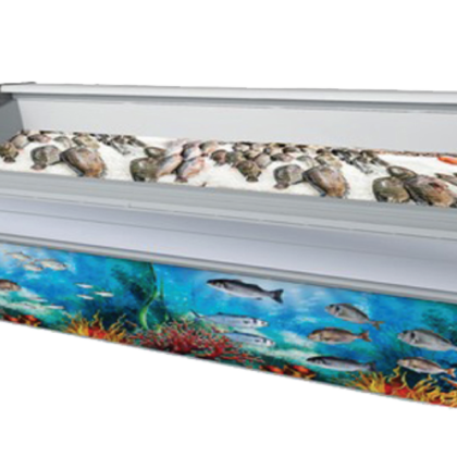 Fish Display Counter - Half Glass (Plug-in)