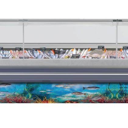 Fish Display Counter - Straight Glass (Plug-in)