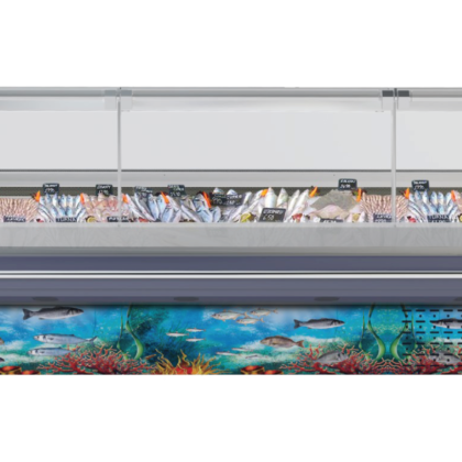 Fish Display Counter - Half Glass (Plug-in)