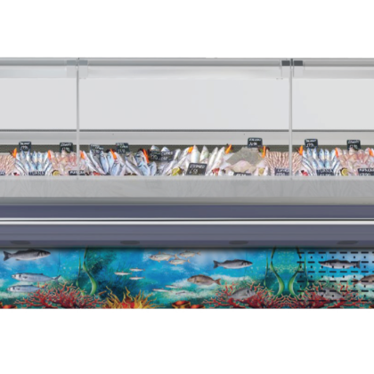 Fish Display Counter - Half Glass (Plug-in)