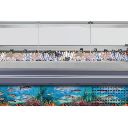 Fish Display Counter - Half Glass (Plug-in)