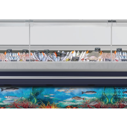 Fish Display Counter - Half Glass (Plug-in)
