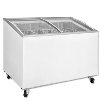 Freezer Island Curved Glass With Sliding Door D500-dfsg Ff