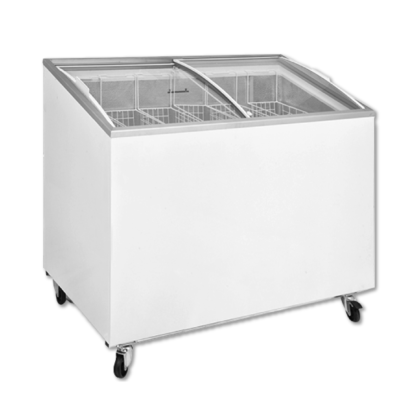 Freezer Island Straight Glass With Sliding Door D400-dfsg Ac