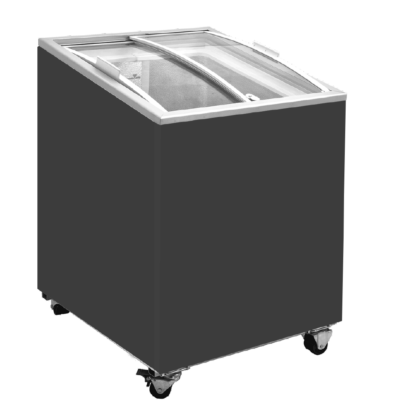 Freezer Island Curved Glass With Sliding Door D-152 Dfsg Ac