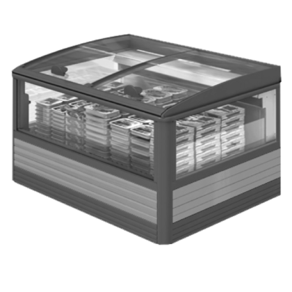Island Freezer Cabinet 205 Head (Remote)