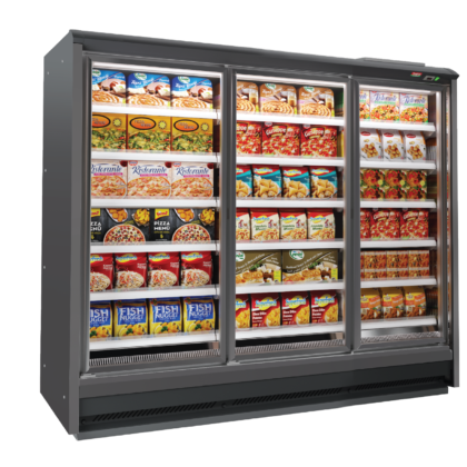 Multideck Freezer Upright 3 Glass Doors (Remote)
