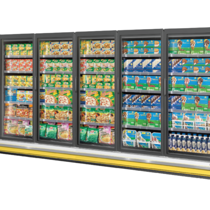 Multideck Freezer Upright Cabinet 375 5-glass Door