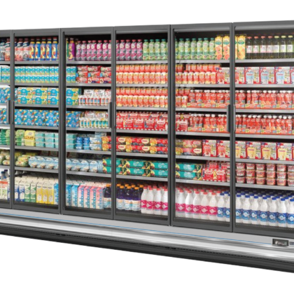 Multideck Chiller Upright Cabinet 6-glass Doors (Remote)