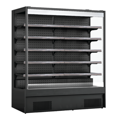 Multideck Chiller Open Display W/side Panels Crystal
